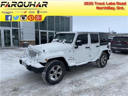 2017 Jeep Wrangler Unlimited Sahara (Stk: 22691B) in North Bay - Image 1 of 22
