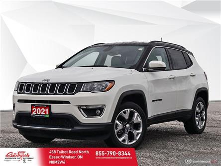 2021 Jeep Compass Limited (Stk: 61648) in Essex-Windsor - Image 1 of 26