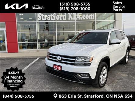 2019 Volkswagen Atlas 3.6 FSI Highline (Stk: P22123) in Stratford - Image 1 of 30