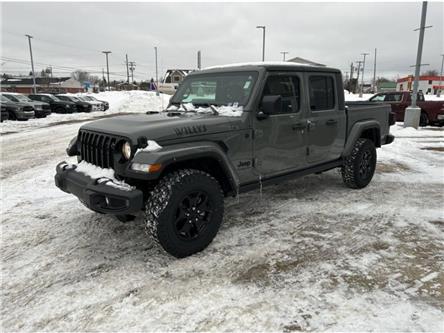 2023 Jeep Gladiator Willys 4x4! REMOTE START! V6! COLD WEATHER GROUP! (Stk: DCSCA021) in Rexton - Image 1 of 9