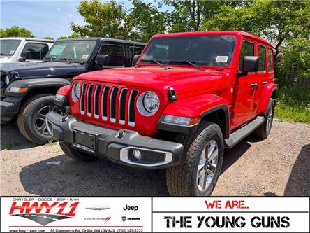 2022 Jeep Wrangler Unlimited Sahara (Stk: 104074) in Orillia - Image 1 of 2