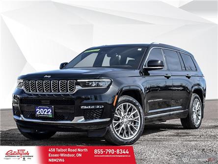 2022 Jeep Grand Cherokee L Summit (Stk: 61545) in Essex-Windsor - Image 1 of 27