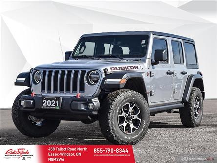 2021 Jeep Wrangler Unlimited Rubicon (Stk: 61673) in Essex-Windsor - Image 1 of 27