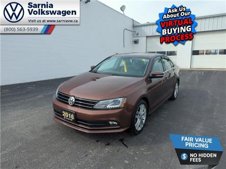 2016 Volkswagen Jetta 1.8 TSI Highline (Stk: VU1291) in Sarnia - Image 1 of 27