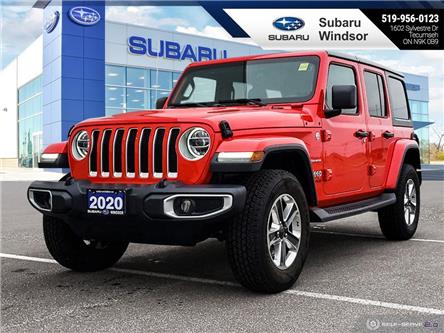 2020 Jeep Wrangler Unlimited Sahara (Stk: 0144A) in Tecumseh - Image 1 of 26