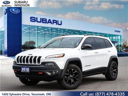 2018 Jeep Cherokee Trailhawk (Stk: 2138A) in Tecumseh - Image 1 of 28