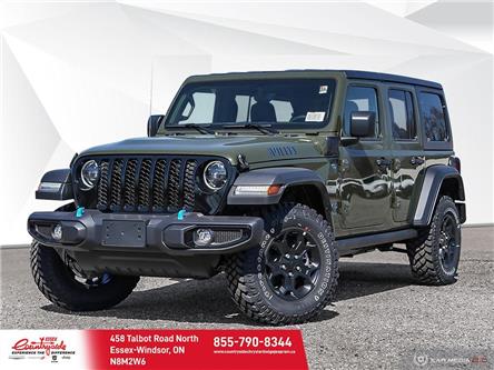 2023 Jeep Wrangler 4xe Willys (Stk: 23141) in Essex-Windsor - Image 1 of 24