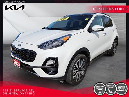 2021 Kia Sportage EX PREMIUM S PANORAMIC SUNROOF | LEATHER | POWER L (Stk: U2295) in Grimsby - Image 1 of 16