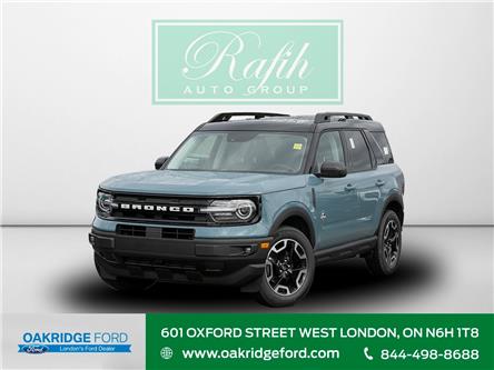 2023 Ford Bronco Sport Outer Banks (Stk: A52487) in London - Image 1 of 21