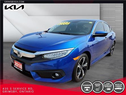 2018 Honda Civic Sedan Touring TOURING | BAKCUP CAMERA | SUNROOF (Stk: N4880A) in Grimsby - Image 1 of 22