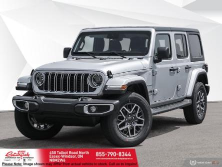 2024 Jeep Wrangler Sahara (Stk: 24045) in Essex-Windsor - Image 1 of 22