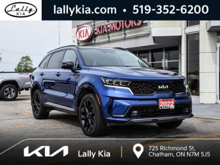 2022 Kia Sorento 2.5T SX w/Black Leather (Stk: K4801) in Chatham - Image 1 of 30