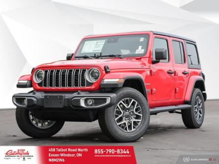 2024 Jeep Wrangler Sahara (Stk: 24008) in Essex-Windsor - Image 1 of 25