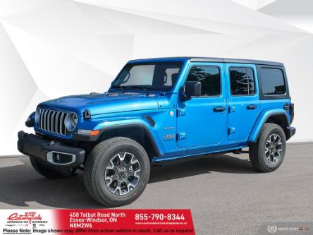 2024 Jeep Wrangler Sahara (Stk: 24037) in Essex-Windsor - Image 1 of 16