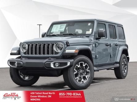 2024 Jeep Wrangler Sahara (Stk: 24023) in Essex-Windsor - Image 1 of 27
