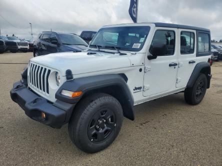 2024 Jeep Wrangler Sport (Stk: 24WR4535) in Devon - Image 1 of 17