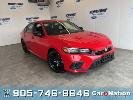 2024 Honda Civic Sedan SPORT | TOUCHSCREEN | SUNROOF | LANE DEPARTURE (Stk: P9843) in Brantford - Image 1 of 21