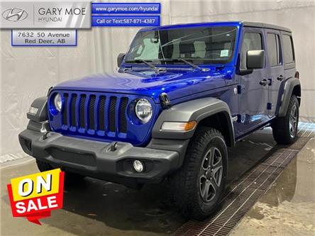 2019 Jeep Wrangler Unlimited Sport (Stk: HP8744) in Red Deer - Image 1 of 23