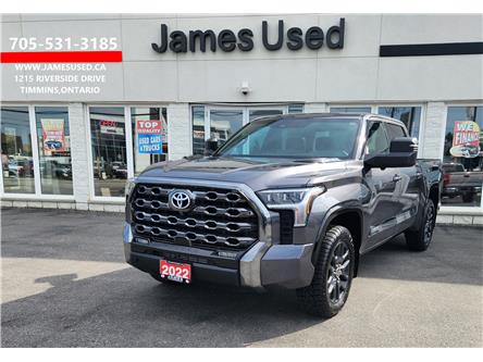 2022 Toyota Tundra Hybrid Platinum (Stk: N23467A) in Timmins - Image 1 of 24