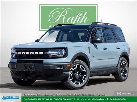 2023 Ford Bronco Sport Outer Banks (Stk: A52402) in London - Image 1 of 23