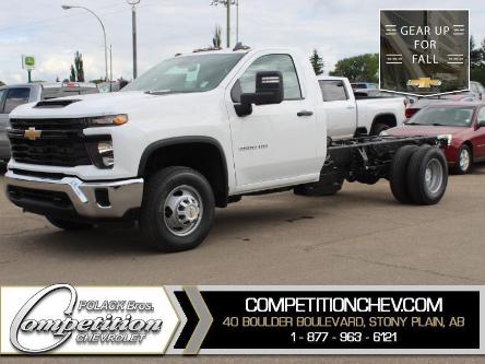 2024 Chevrolet Silverado 3500HD Chassis Work Truck (Stk: N240135) in Stony Plain - Image 1 of 34