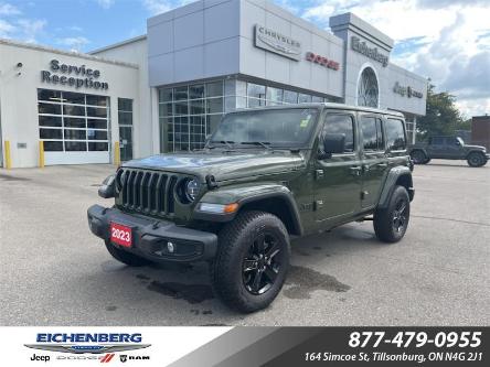 2023 Jeep Wrangler Sahara (Stk: 23-095A) in Tillsonburg - Image 1 of 22