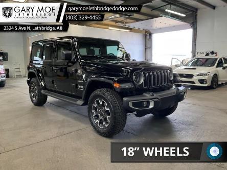 2024 Jeep Wrangler Sahara (Stk: 24-3778) in Lethbridge - Image 1 of 19
