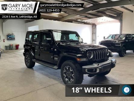 2024 Jeep Wrangler Sahara (Stk: 24-3779) in Lethbridge - Image 1 of 29