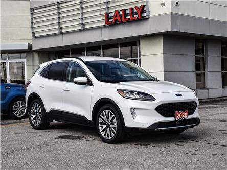 2020 Ford Escape Titanium Hybrid (Stk: K4826) in Chatham - Image 1 of 25