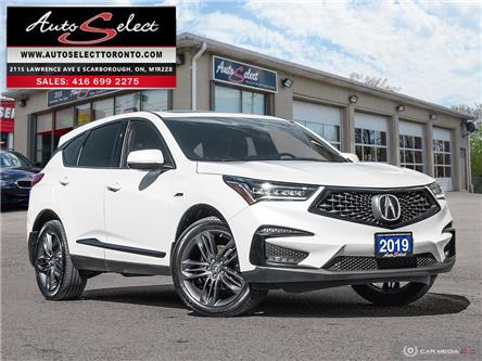 2019 Acura RDX A-Spec (Stk: 1ARXW16) in Scarborough - Image 1 of 29