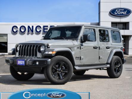 2021 Jeep Wrangler Unlimited Sahara (Stk: 03119) in GEORGETOWN - Image 1 of 28