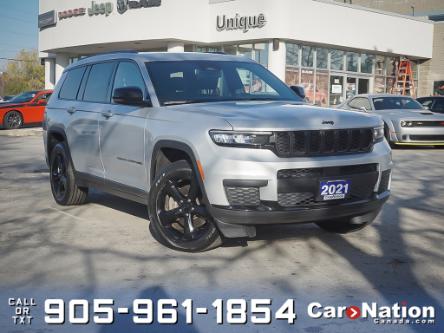 2021 Jeep Grand Cherokee L Altitude 4x4| SUNROOF| LOCAL TRADE| LOW KM'S| (Stk: N595A   ) in Burlington - Image 1 of 34