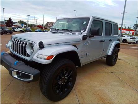 2024 Jeep Wrangler 4xe Sahara 4 Door 4x4! LEATHER! TOW PKG! DUAL TOP! (Stk: DCSCA159) in Rexton - Image 1 of 9