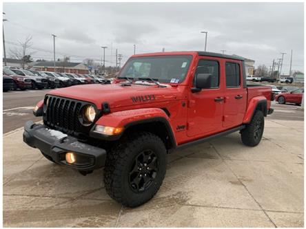 2023 Jeep Gladiator Willys 4x4! COLD WEATHER GRP! TRAILER TOW PKG! (Stk: DCSC9981) in Rexton - Image 1 of 10