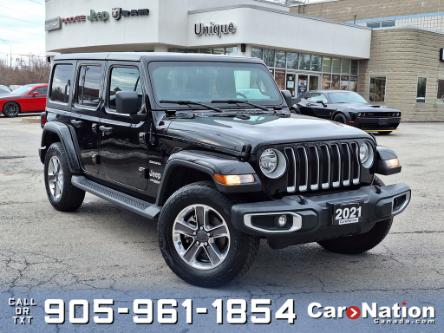 2021 Jeep Wrangler Unlimited Sahara 4x4| COLD WEATHER GROUP| (Stk: P3611   ) in Burlington - Image 1 of 33