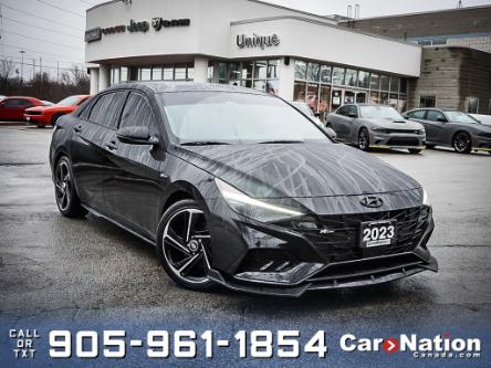 2023 Hyundai Elantra N Line Ultimate DCT| SUNROOF| NAV| LEATHER| (Stk: PN615B  ) in Burlington - Image 1 of 38