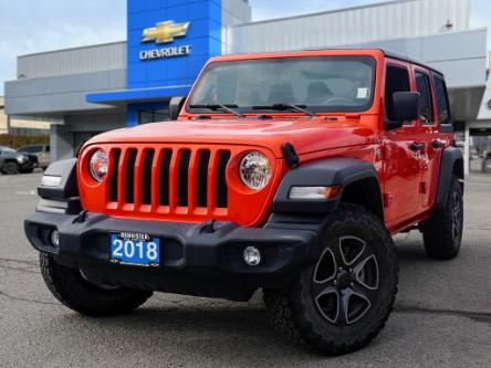 2018 Jeep Wrangler Unlimited Sport (Stk: B10889B) in Penticton - Image 1 of 21