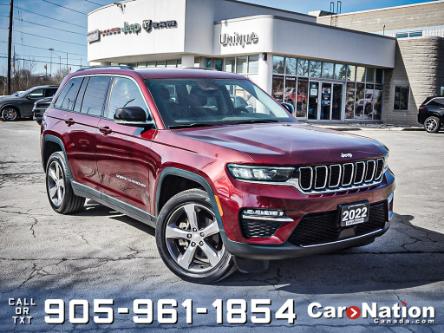 2022 Jeep Grand Cherokee Limited 4x4| NAV| LEATHER| BLIND SPOT DETECTION| (Stk: P3732) in Burlington - Image 1 of 37