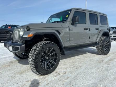 2021 Jeep Wrangler Unlimited Sahara (Stk: RT096A) in Rocky Mountain House - Image 1 of 26