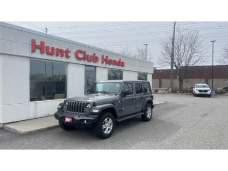 2021 Jeep Wrangler Unlimited Sport (Stk: 240036A) in Ottawa - Image 1 of 21