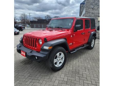2018 Jeep Wrangler Unlimited Sport (Stk: 06252A) in Sarnia - Image 1 of 13