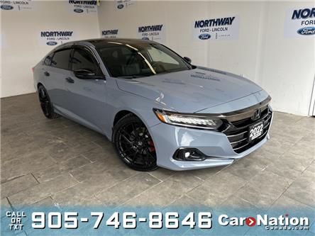 2022 Honda Accord Sedan SPORT | LEATHER | SUNROOF | UPGRADED BLACK RIMS (Stk: P10599) in Brantford - Image 1 of 23