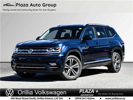 2019 Volkswagen Atlas 3.6 FSI Highline (Stk: P0269) in Orillia - Image 1 of 21