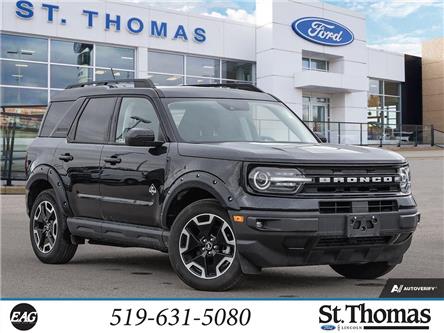2021 Ford Bronco Sport Outer Banks (Stk: 4155A) in St. Thomas - Image 1 of 27