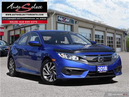 2018 Honda Civic SE (Stk: 1HTVE1B) in Scarborough - Image 1 of 28