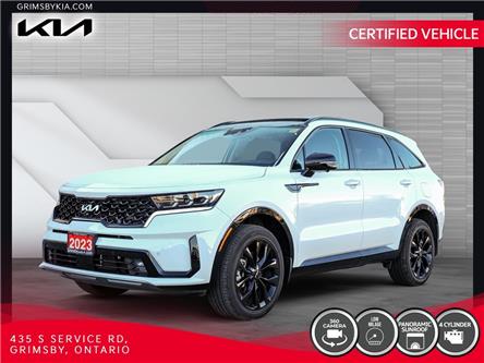 2023 Kia Sorento SX AWD | LEATHER | PANO ROOF | DEMO | VERY LOW KM (Stk: N5494) in Grimsby - Image 1 of 17