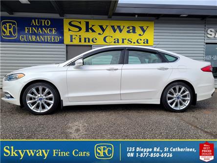 2017 Ford Fusion PLATINUM AWD|NAVIGATION | SUNROOF |HEATED LEATHER (Stk: S8607A) in St. Catharines - Image 1 of 28