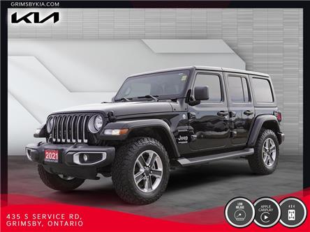 2021 Jeep Wrangler Unlimited Sahara 4x4 | FREEDOM TOP | LOW KM (Stk: U3038) in Grimsby - Image 1 of 16