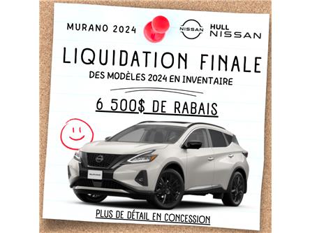 2024 Nissan Murano Platinum (Stk: 24020) in Gatineau - Image 1 of 12