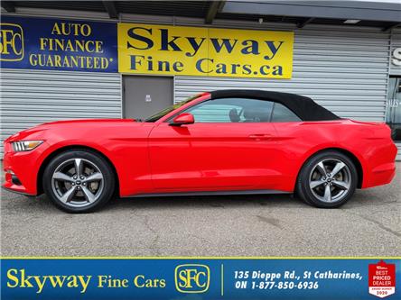2016 Ford Mustang CONVERTIBLE | REMOTE START | REAR-CAM | BLUETOOTH (Stk: R12011A) in St. Catharines - Image 1 of 23